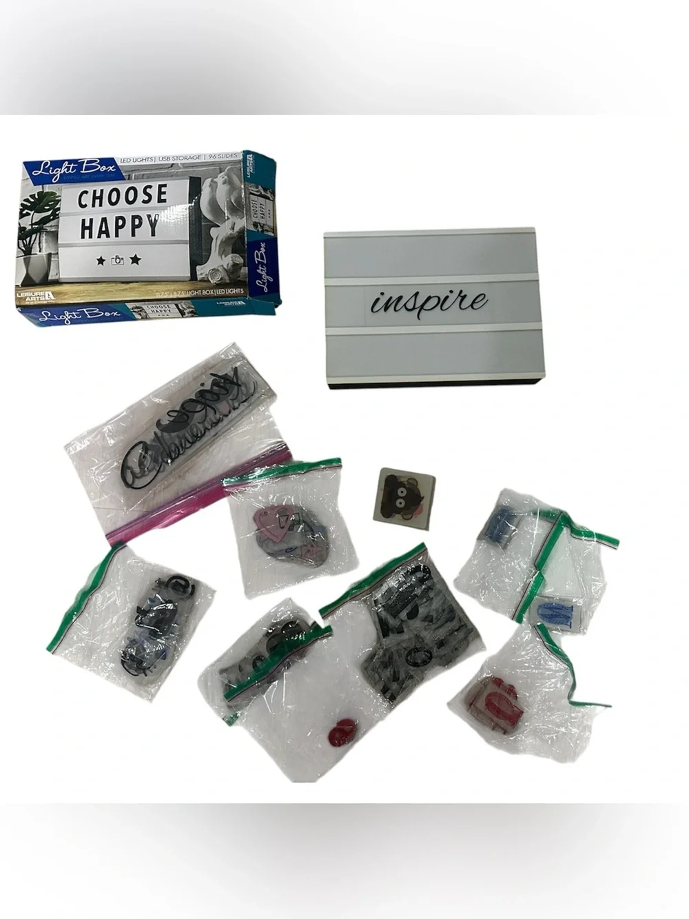 LED Light Box Sign + Letter Set - Picture 1 of 5